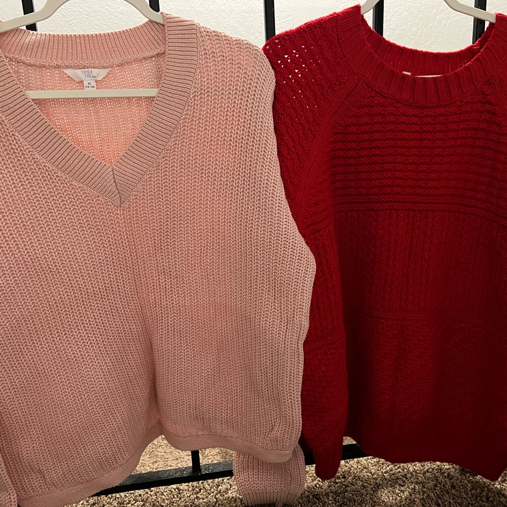 Two fall/winter sweaters, email me if located in Bakersfield you can pick up.